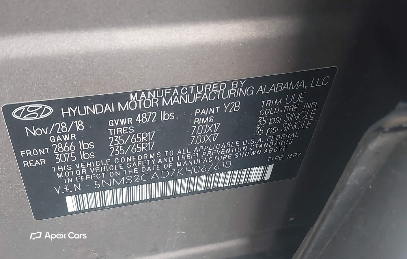 Hyundai Santa Fe 2019