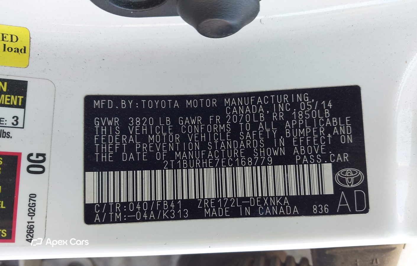 Toyota Corolla 2014