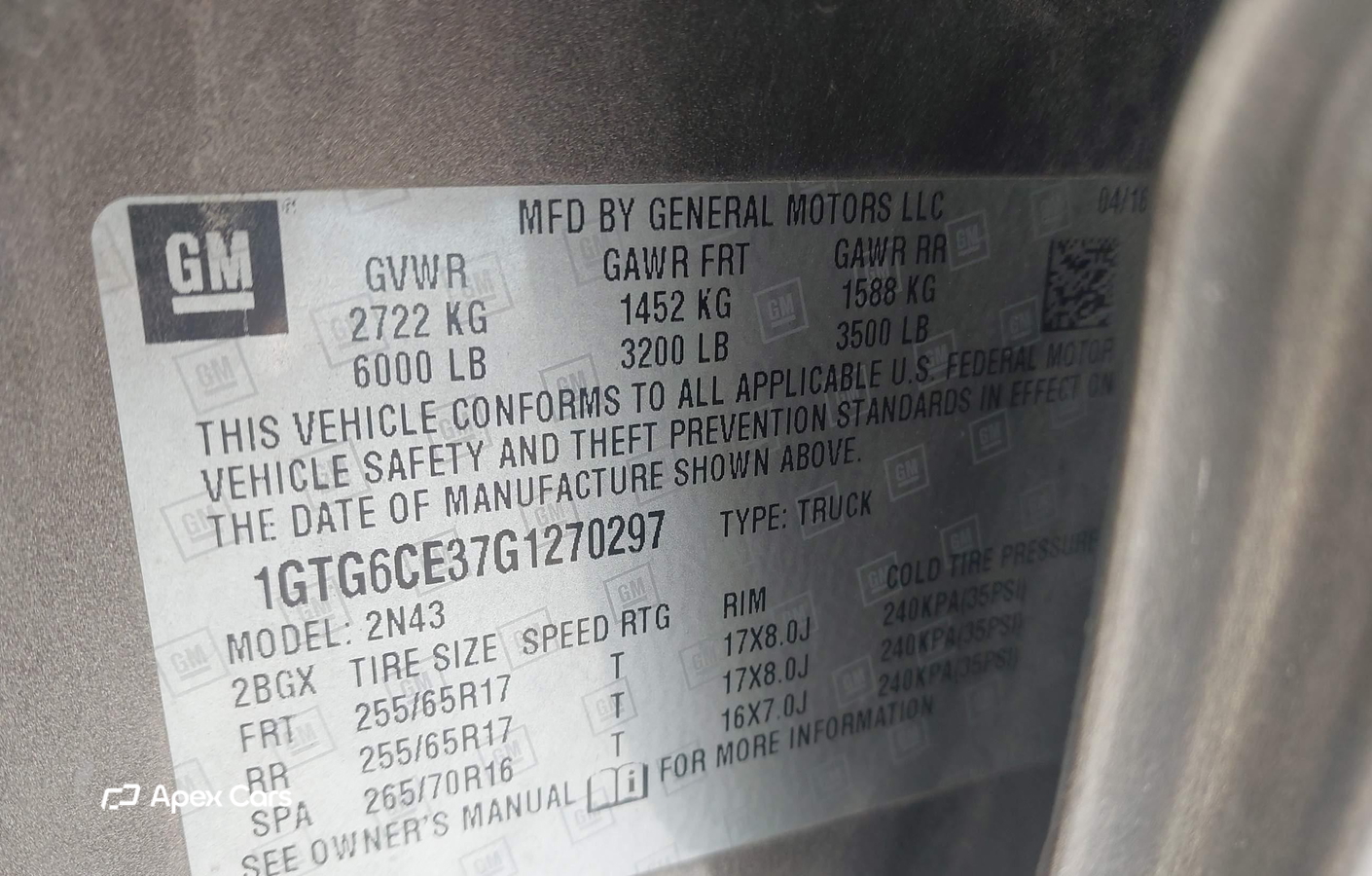 GMC Canyon 2016