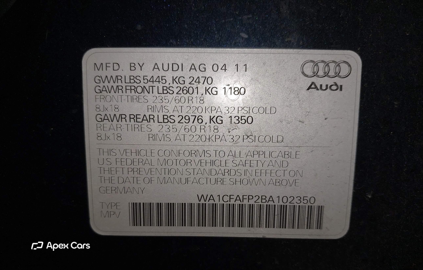 Audi Q5 2011