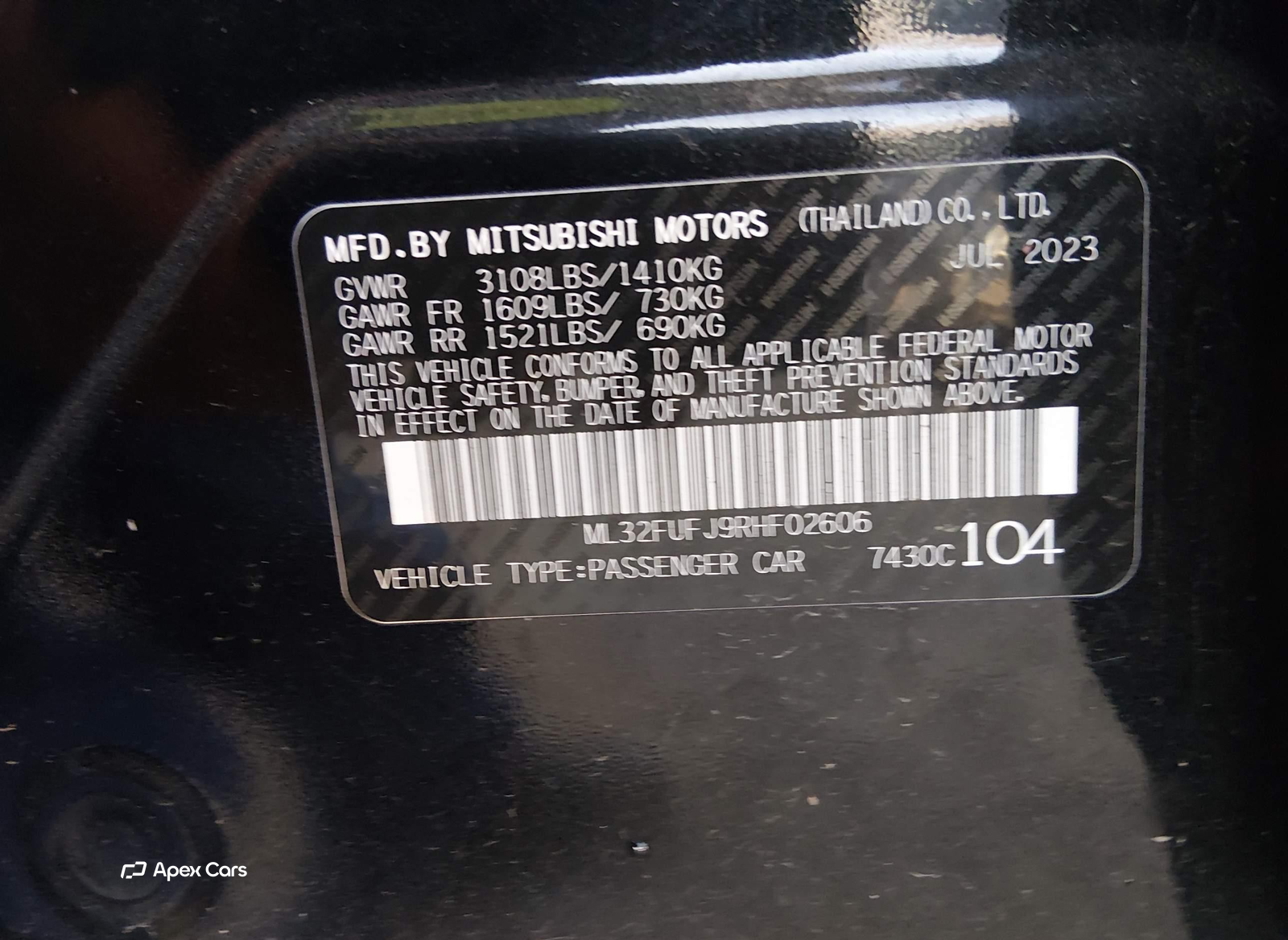 Mitsubishi Mirage 2024