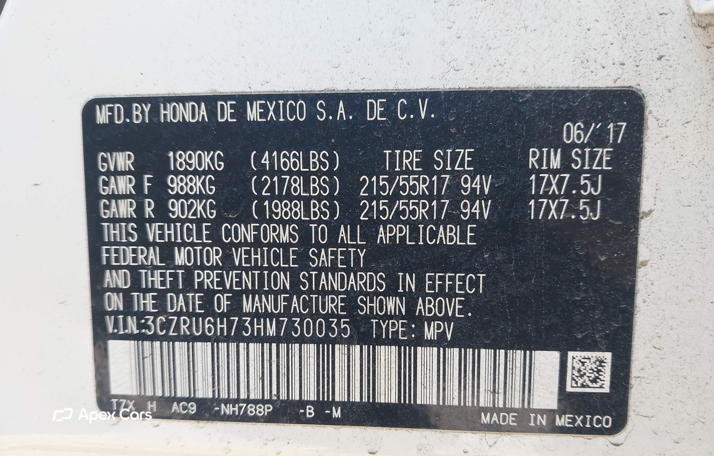 Honda HR-V 2017