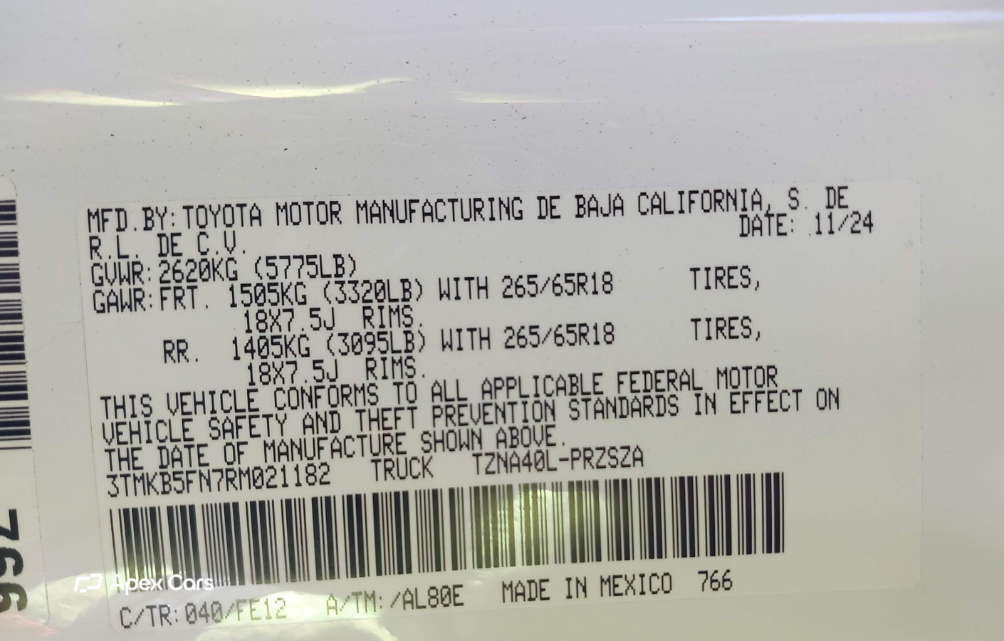 Toyota Tacoma 2024