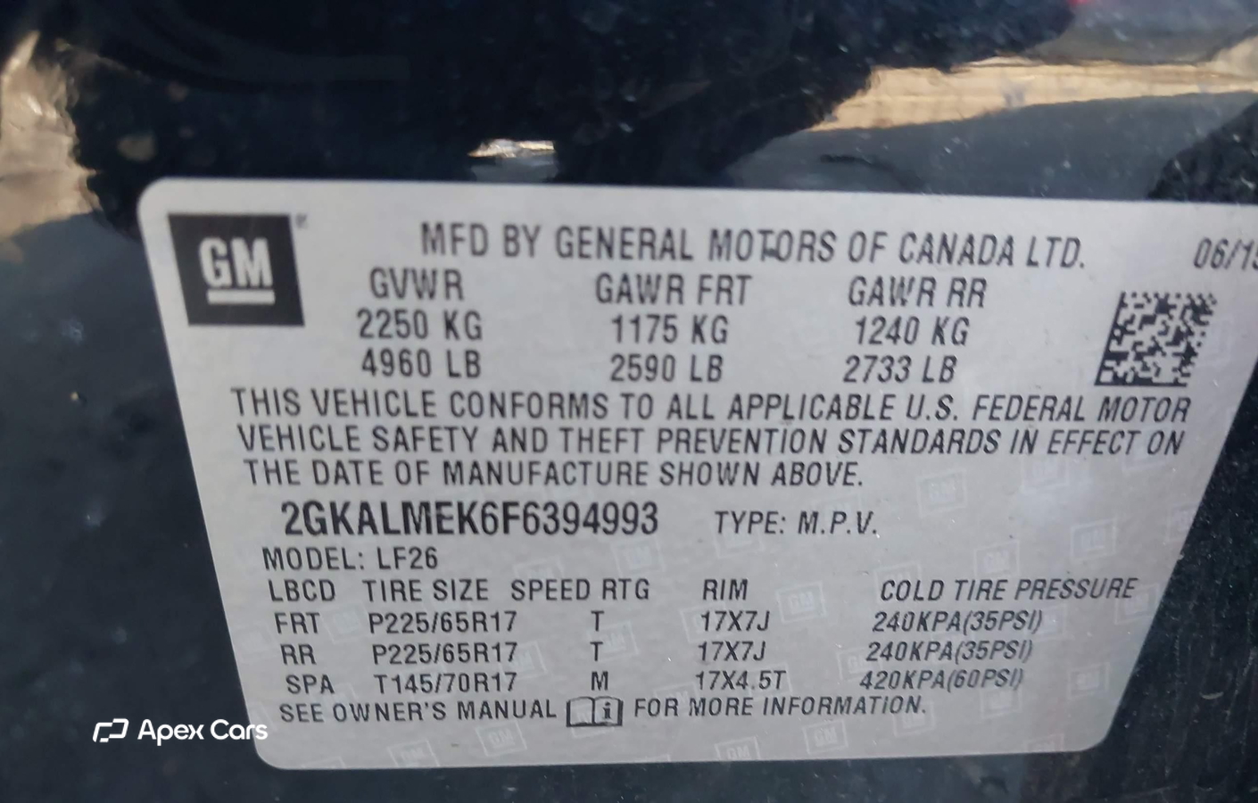 GMC Terrain 2015