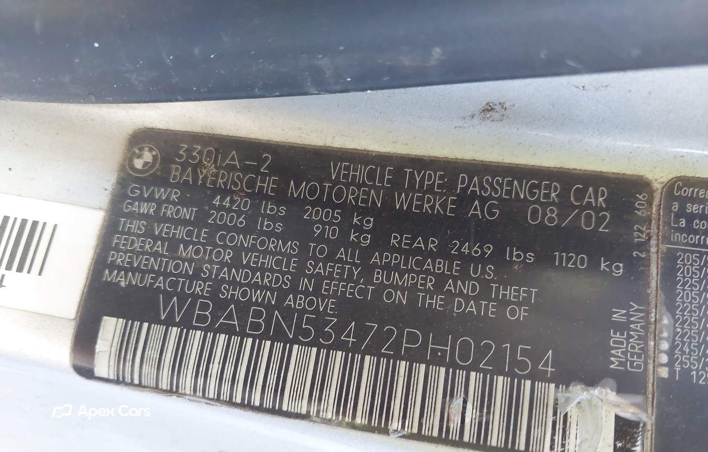 BMW Series 3 2002