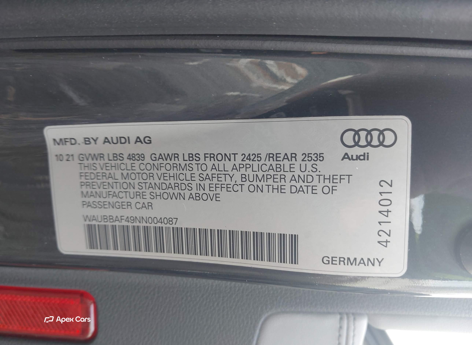 Audi A4 2022