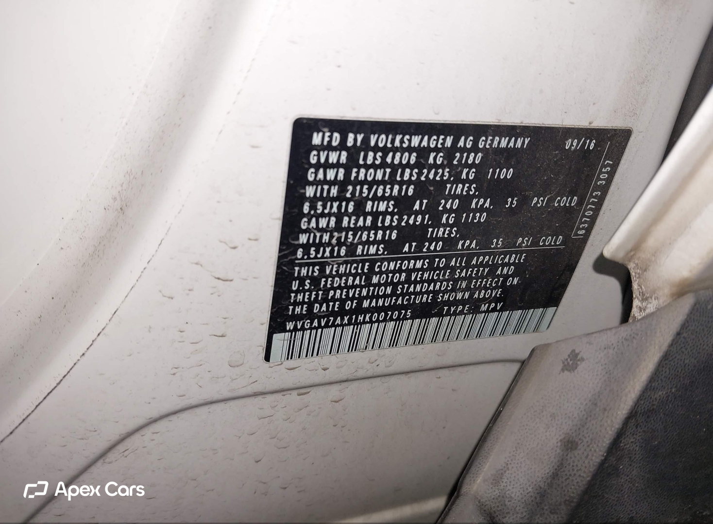 Volkswagen Tiguan 2017