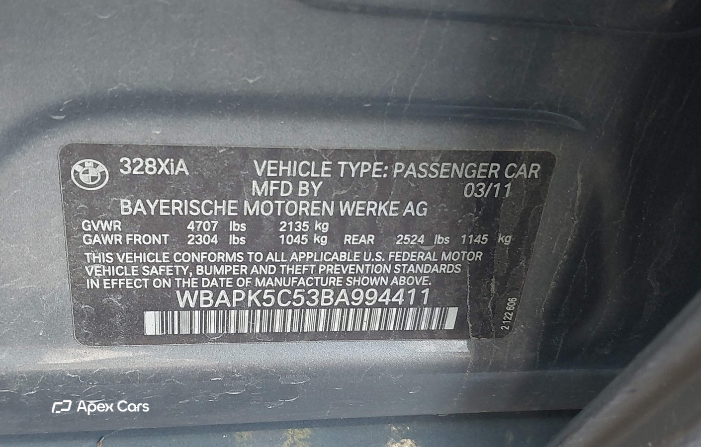 BMW Series 3 2011