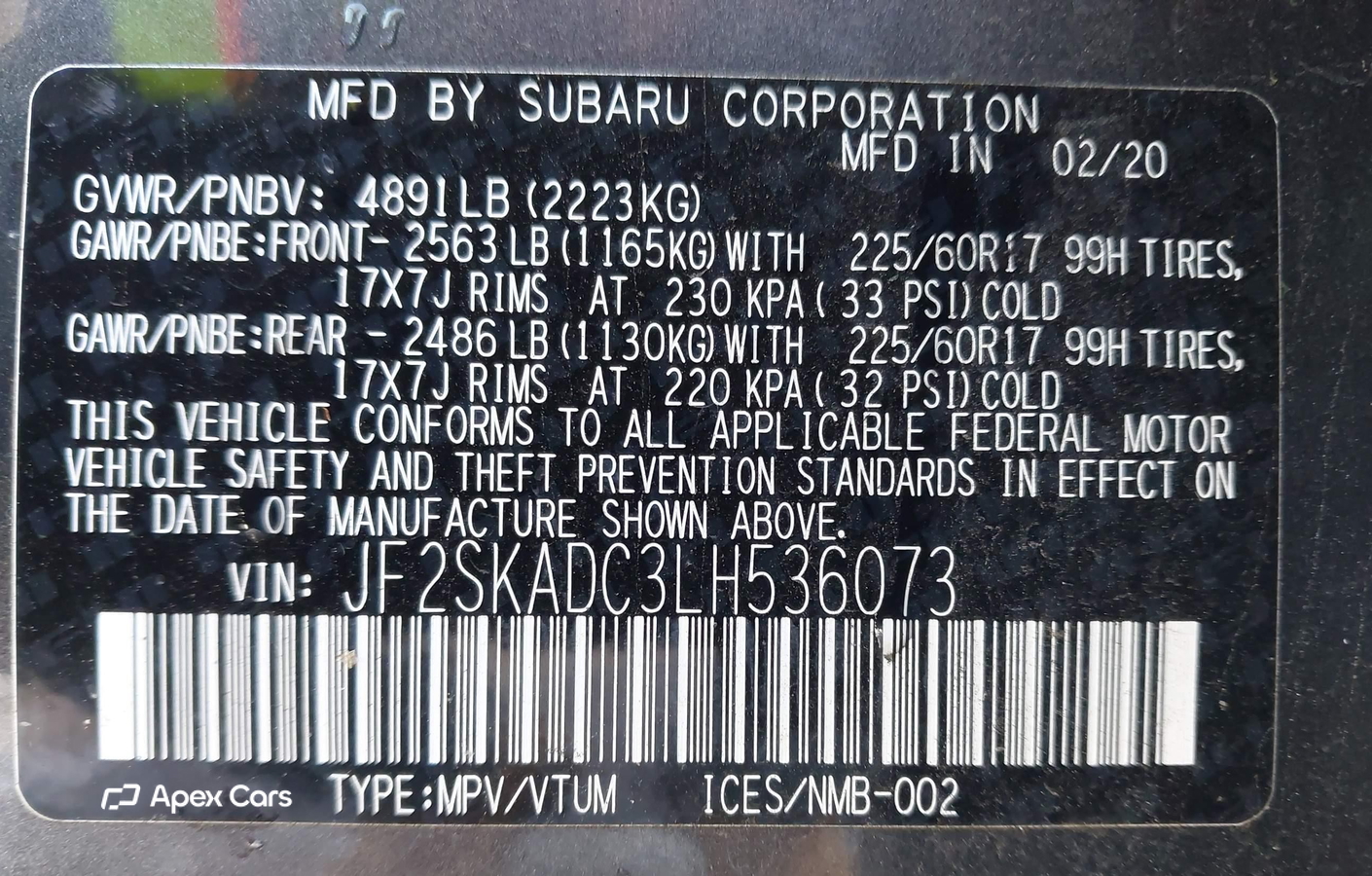 Subaru Forester 2020
