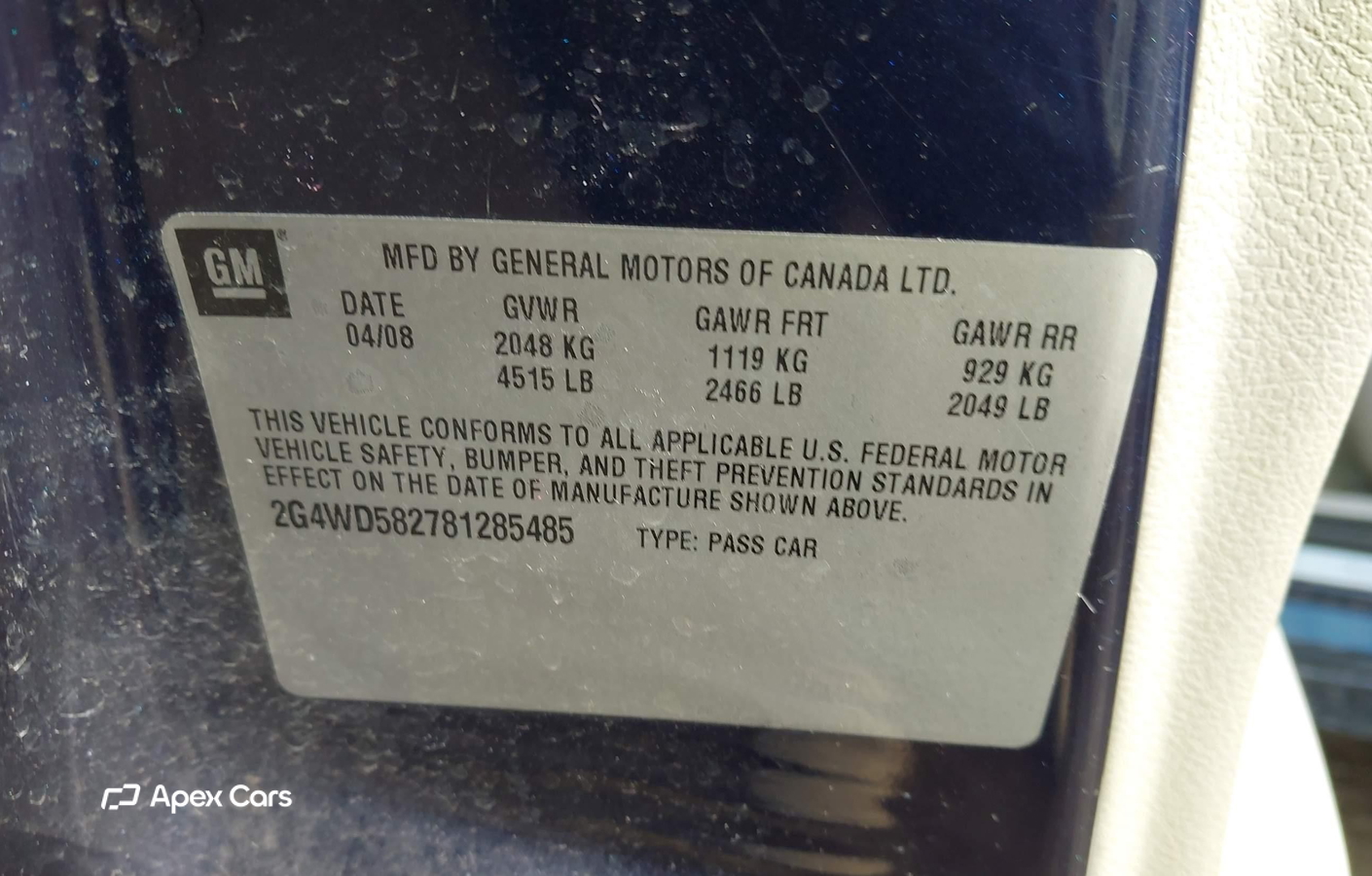Buick LaCrosse 2008