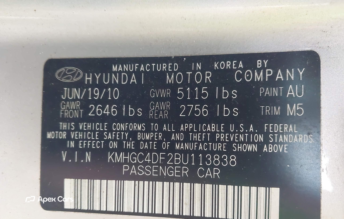 Hyundai Genesis 2011