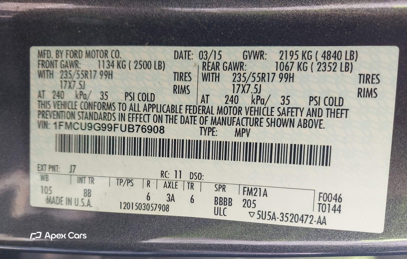 Ford Escape 2015