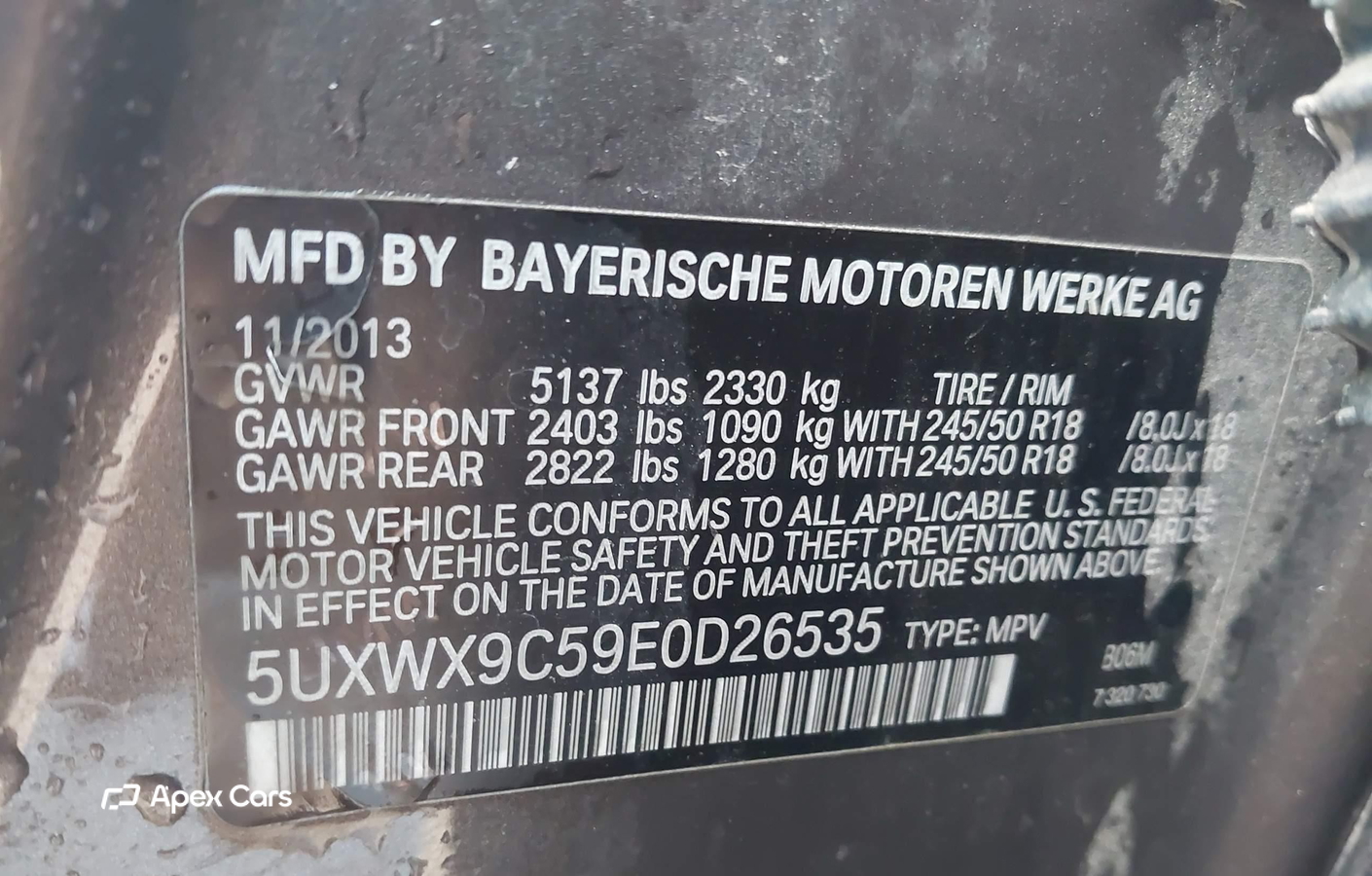 BMW X3 2014