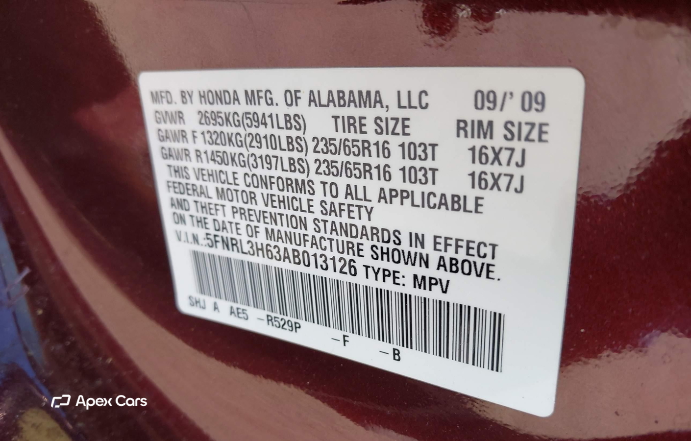 Honda Odyssey 2010