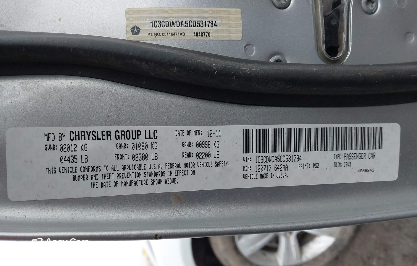 Dodge Caliber 2012
