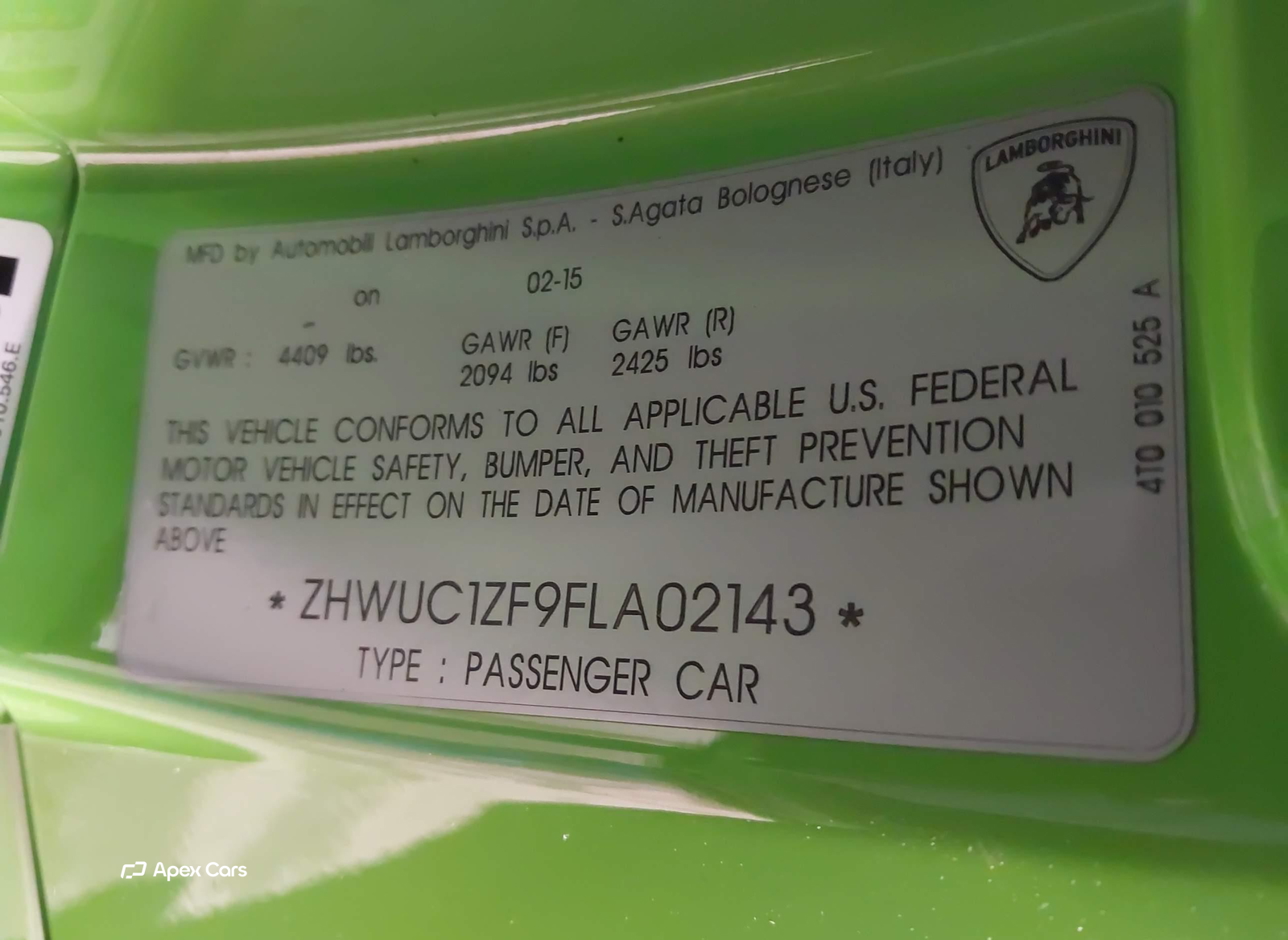 Lamborghini Huracán 2015