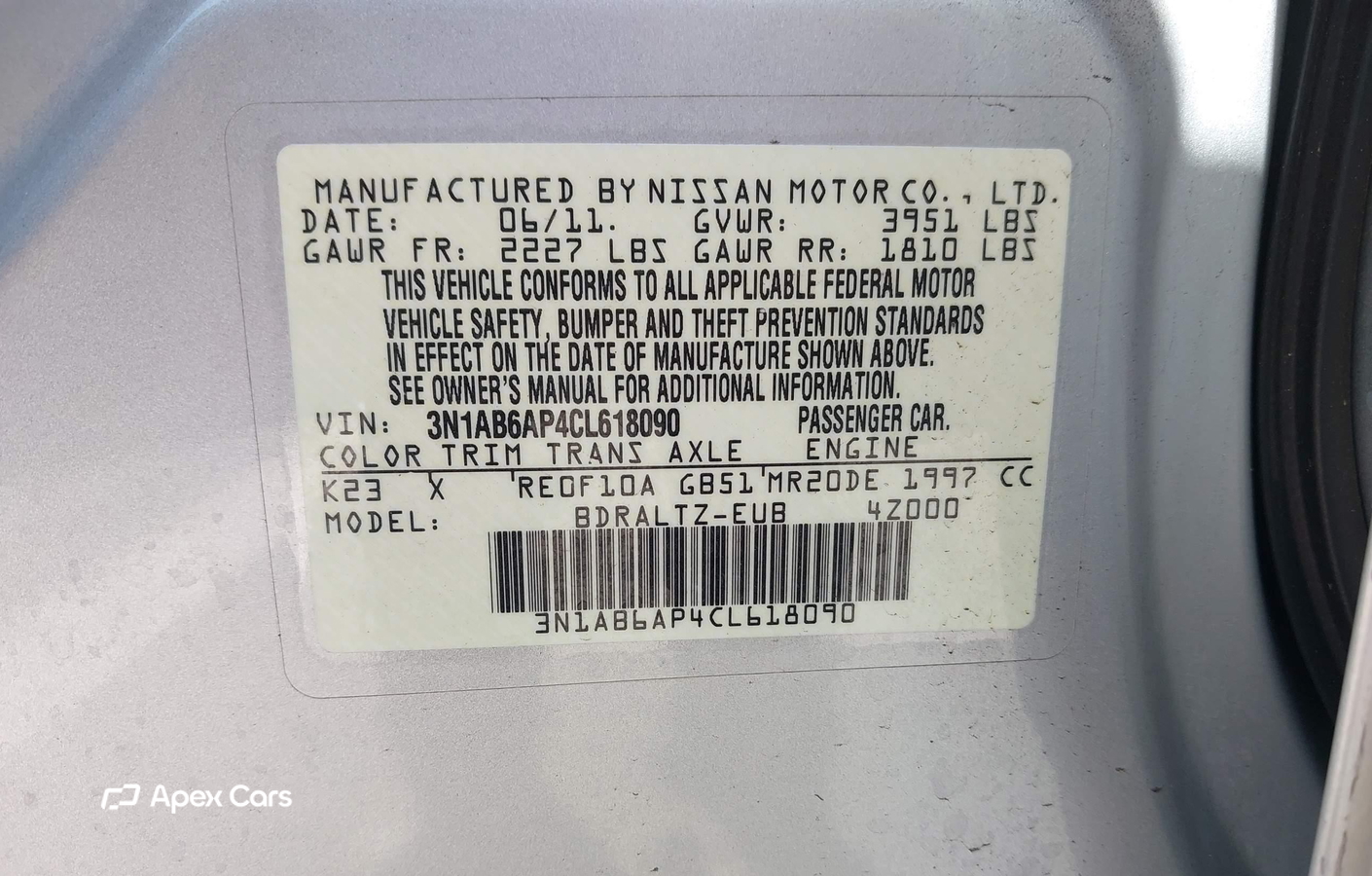 Nissan Sentra 2012