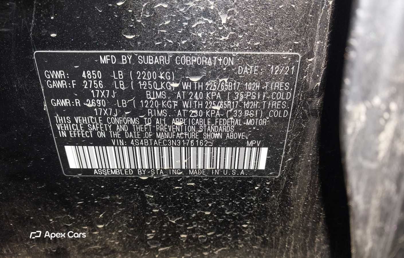 Subaru Outback 2022