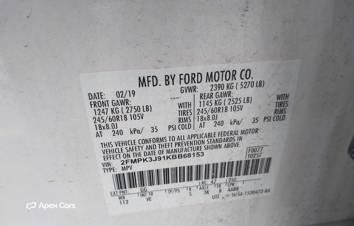 Ford Edge 2019