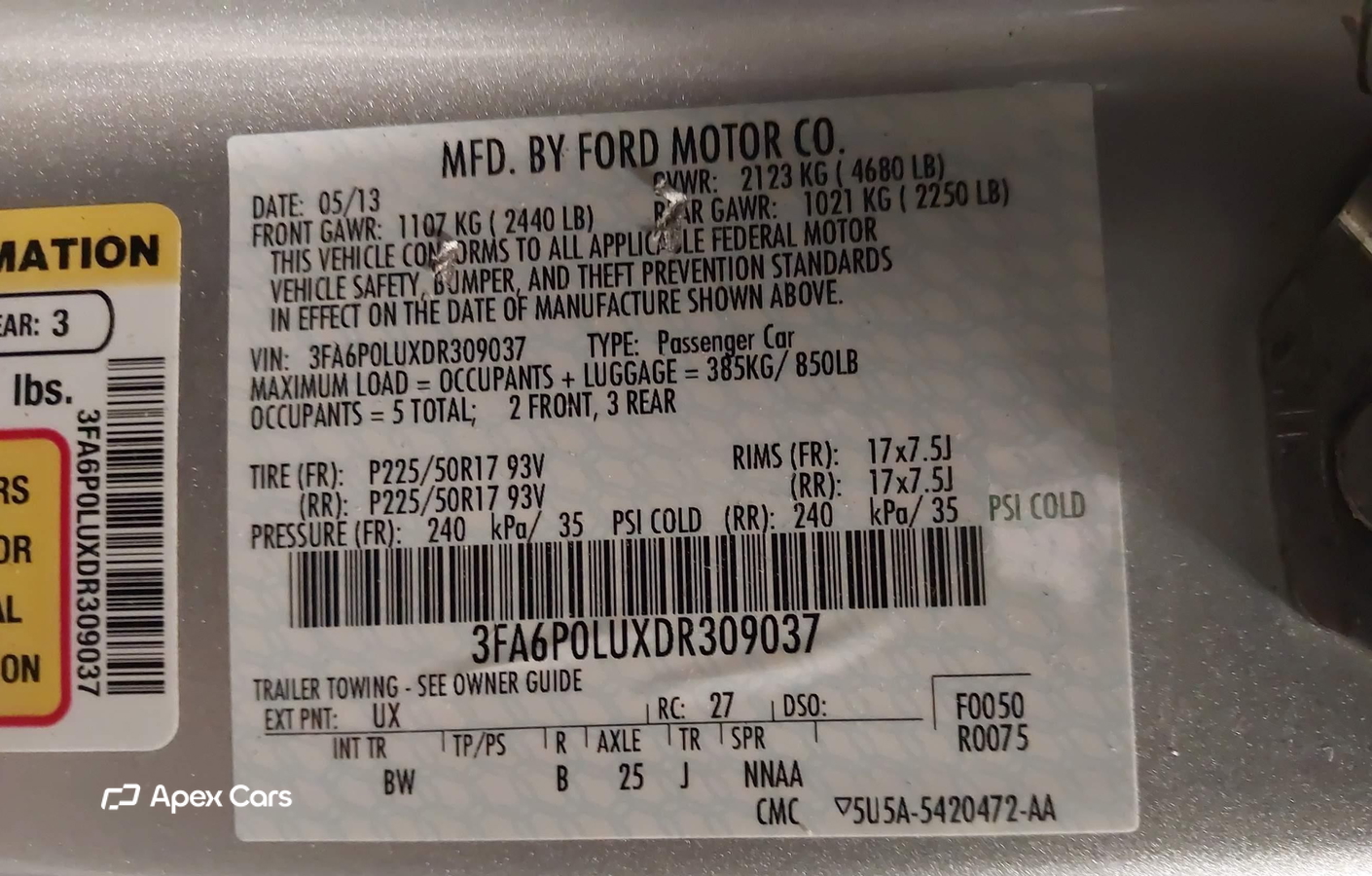 Ford Fusion 2013