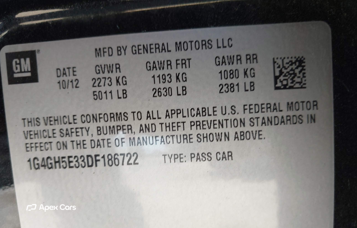 Buick LaCrosse 2013