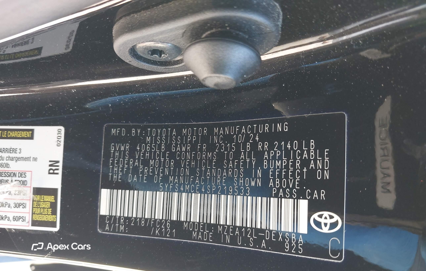 Toyota Corolla 2025