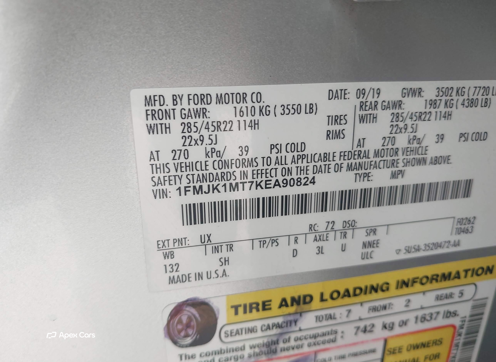 Ford Expedition 2019