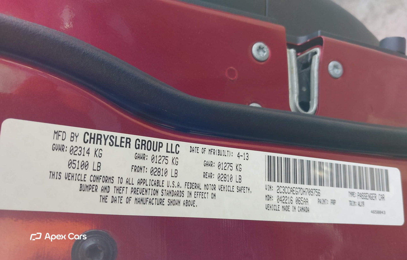Chrysler 300C 2013