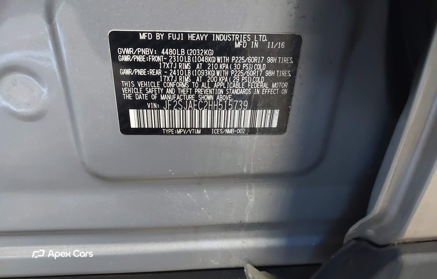 Subaru Forester 2017
