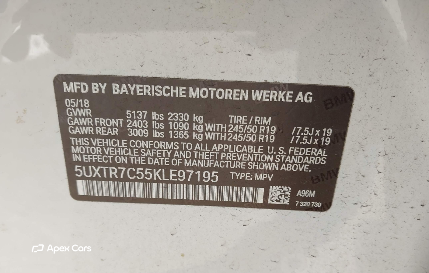 BMW X3 2019