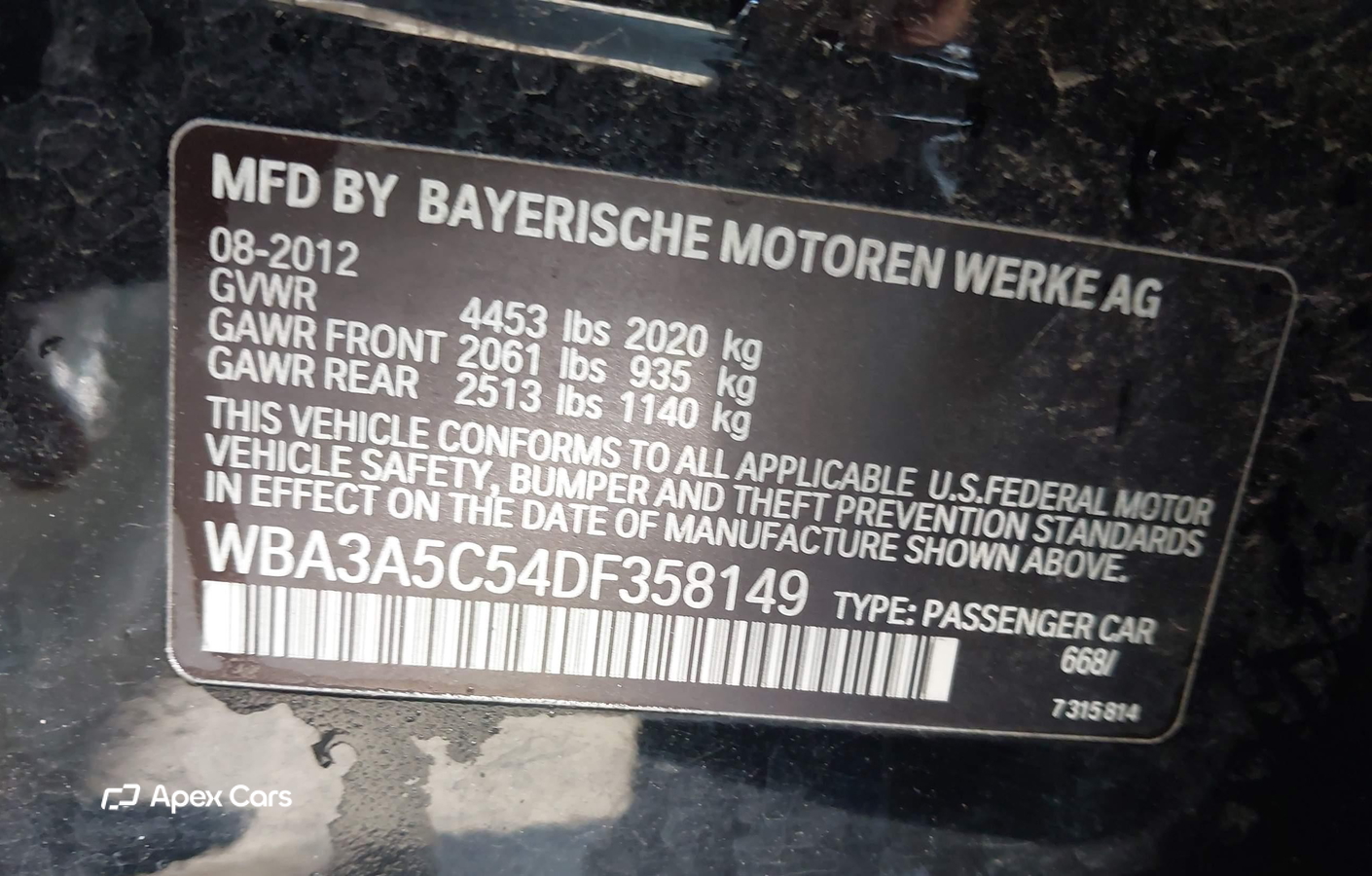 BMW Series 3 2013