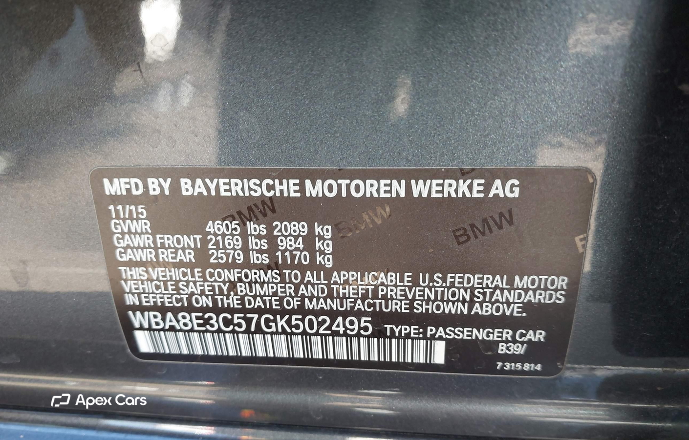 BMW Series 3 2016