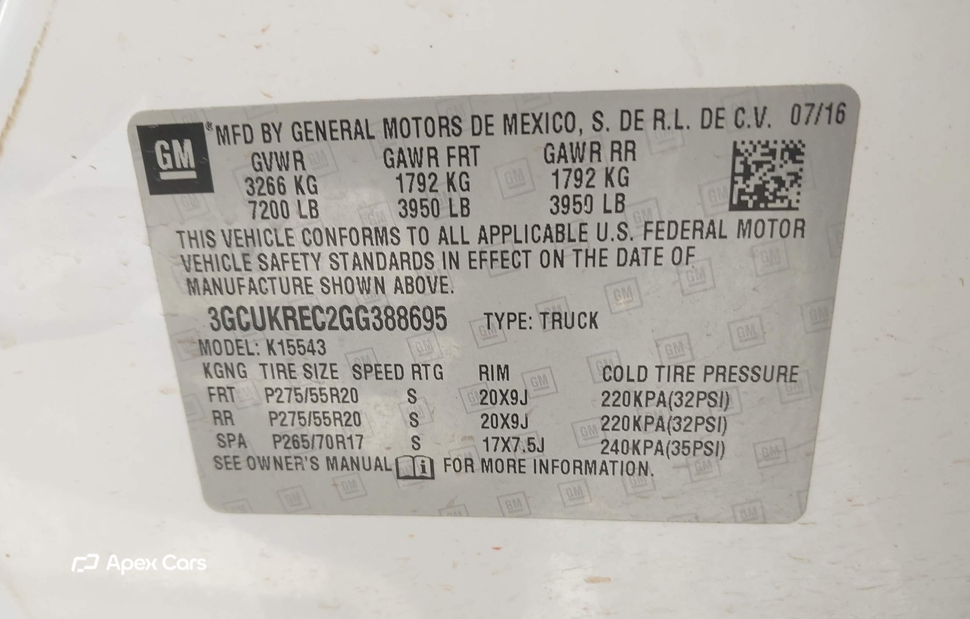 Chevrolet Silverado 2016