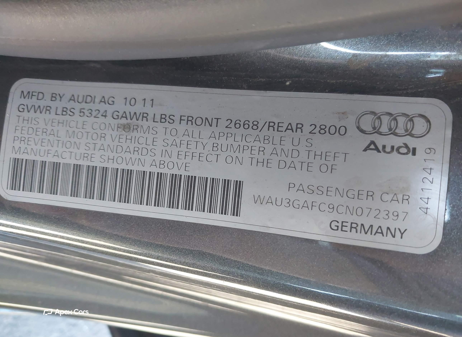 Audi A7 2012