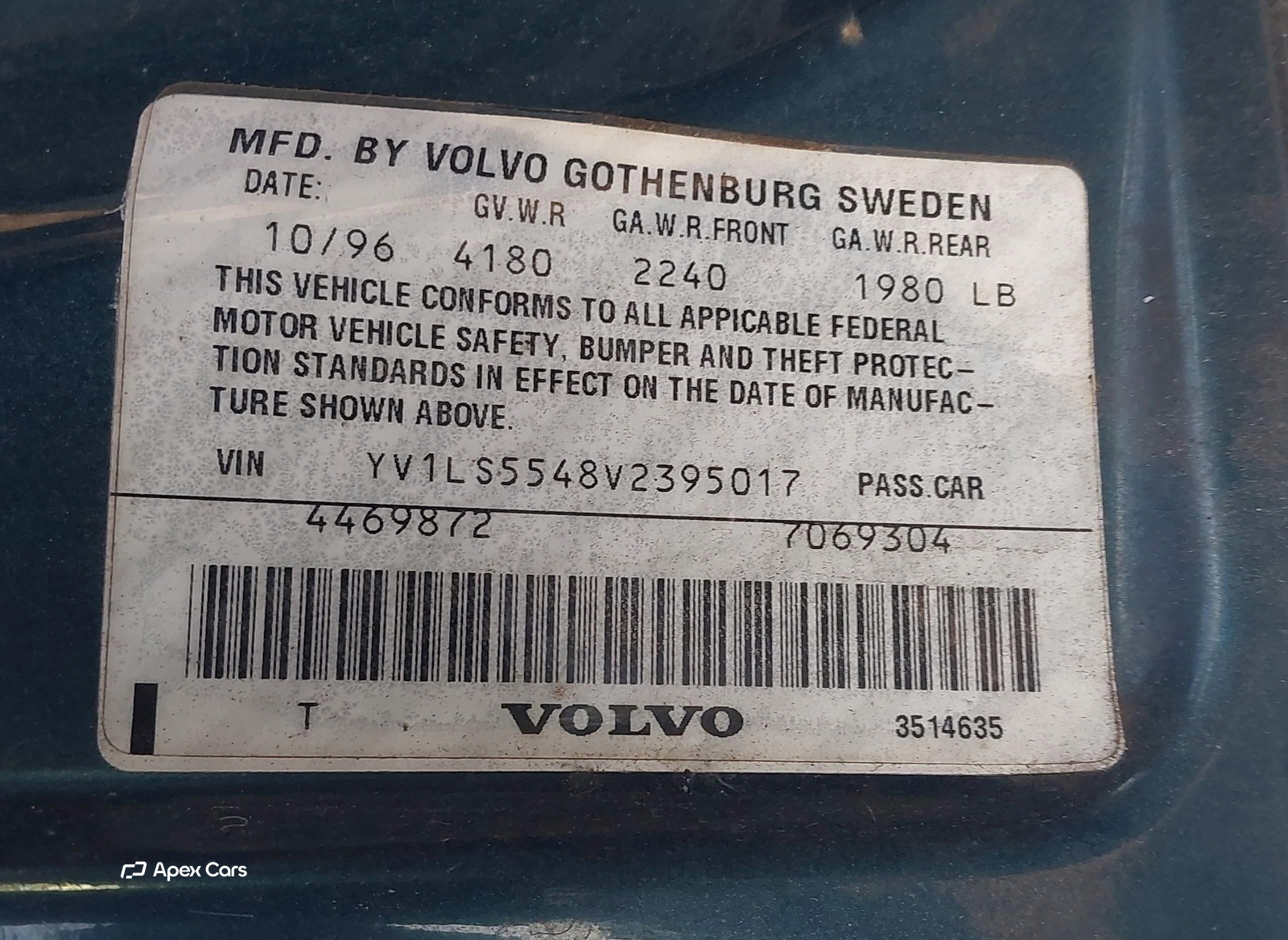 Volvo 850 1997