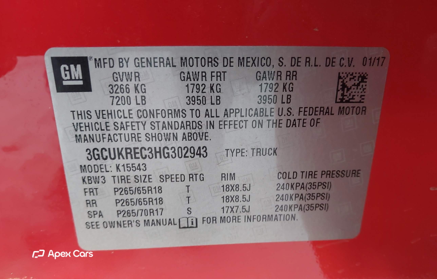 Chevrolet Silverado 2017