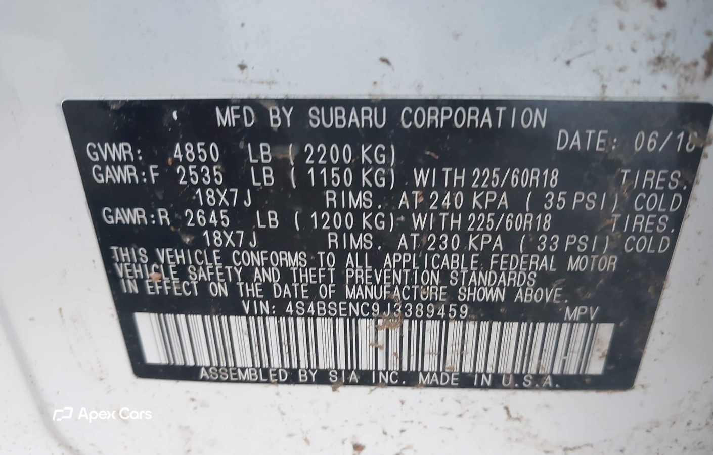 Subaru Outback 2018