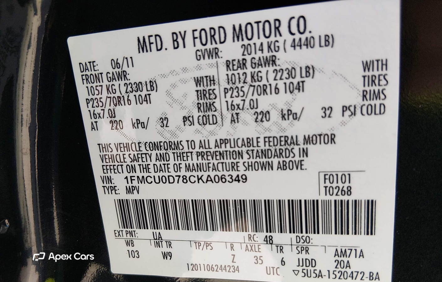 Ford Escape 2012
