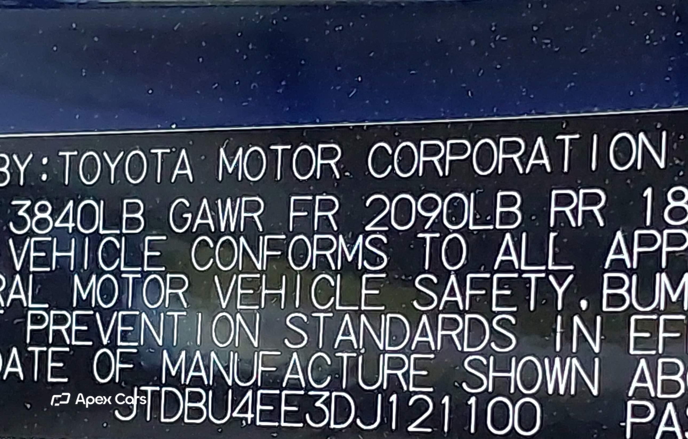 Toyota Corolla 2013
