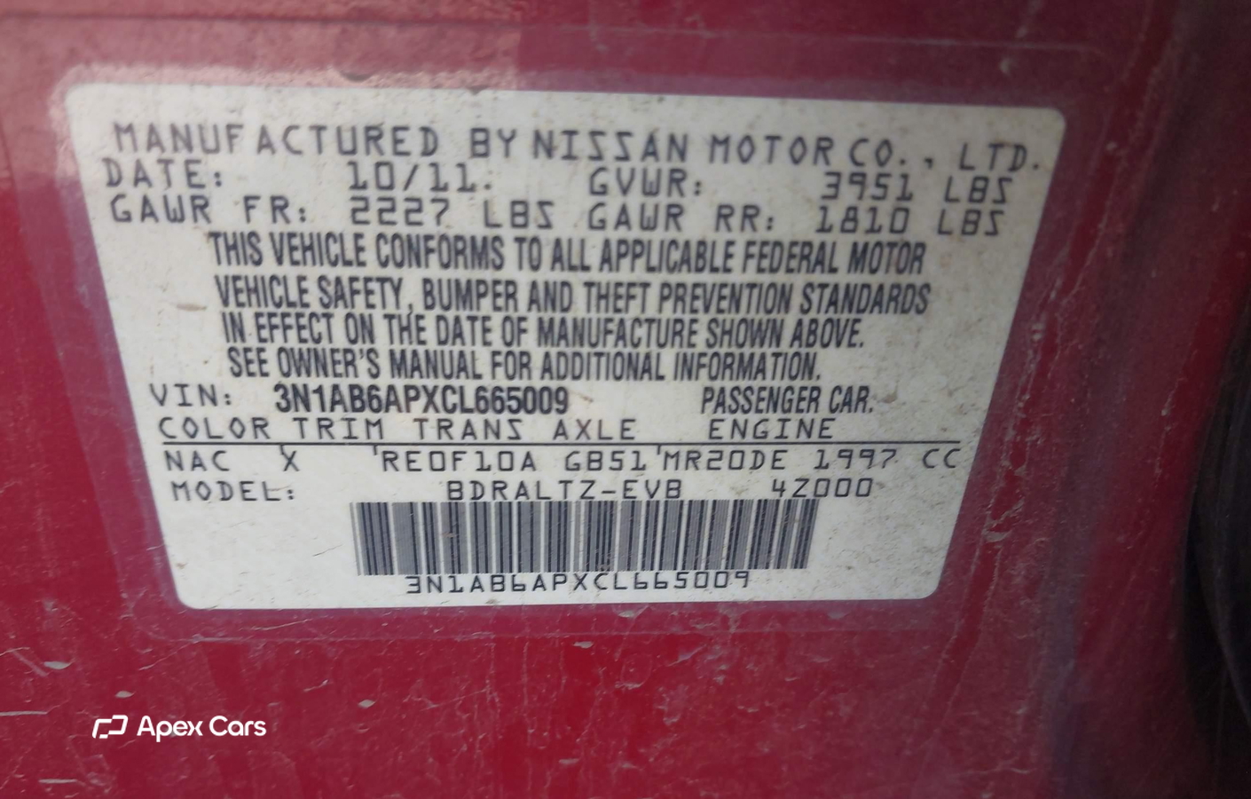 Nissan Sentra 2012