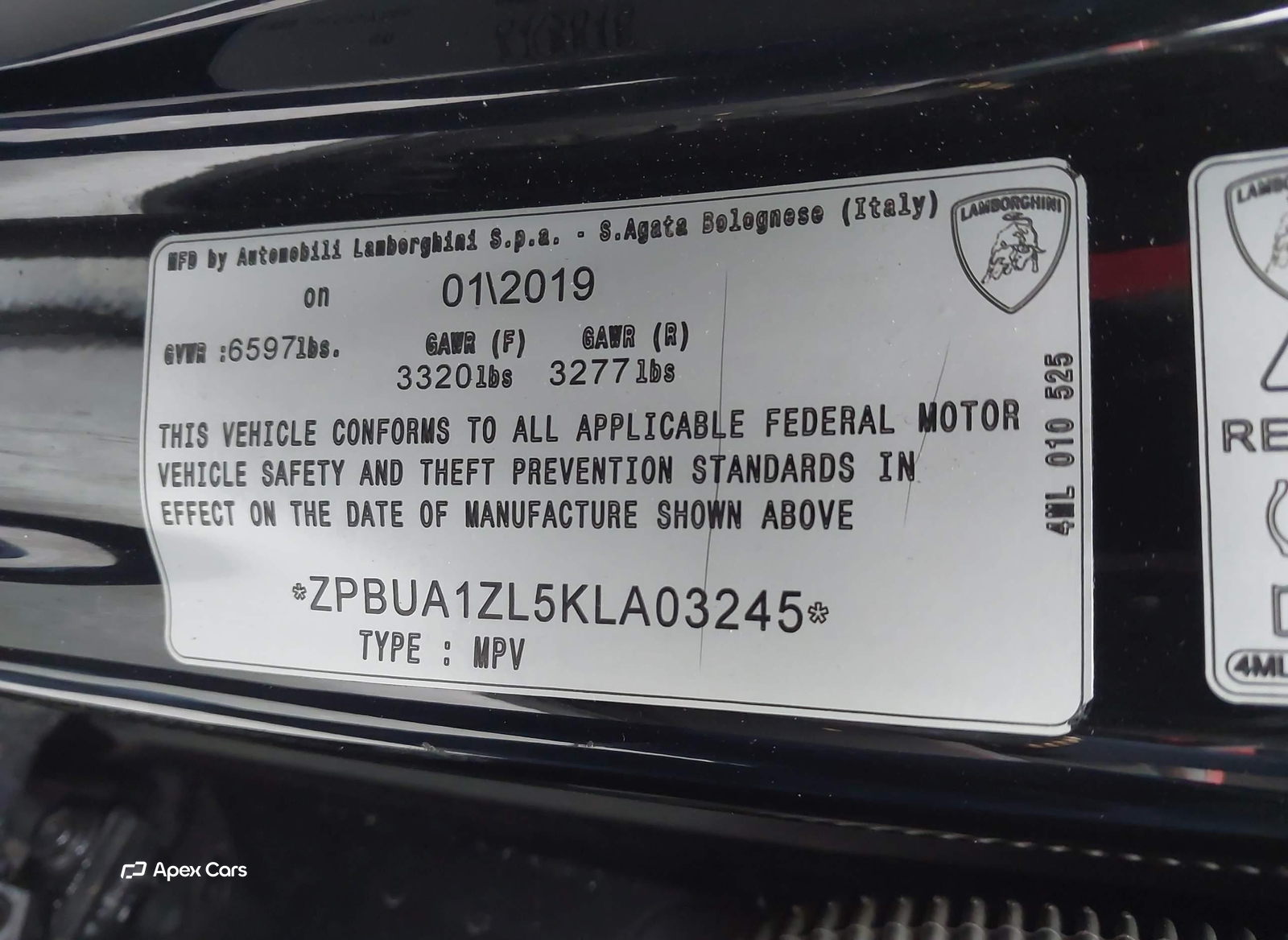 Lamborghini Urus 2019