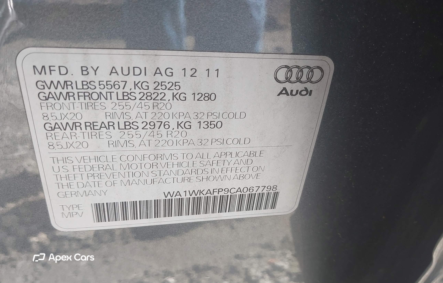 Audi Q5 2012