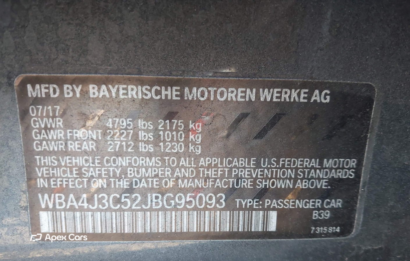 BMW Series 4 2018