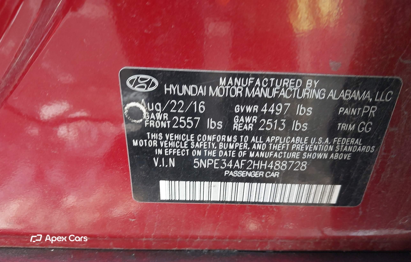 Hyundai Sonata 2017