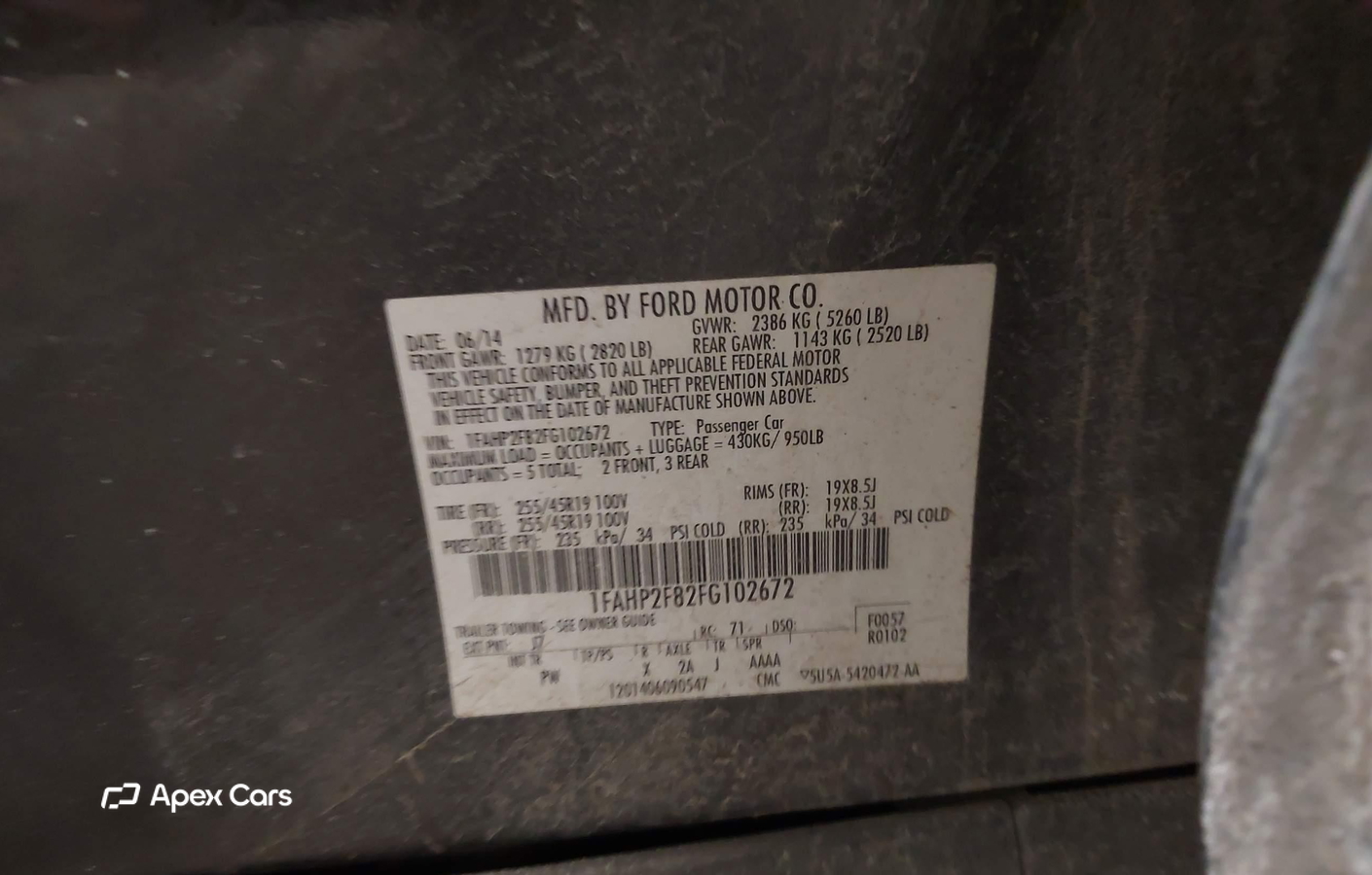 Ford Taurus 2015