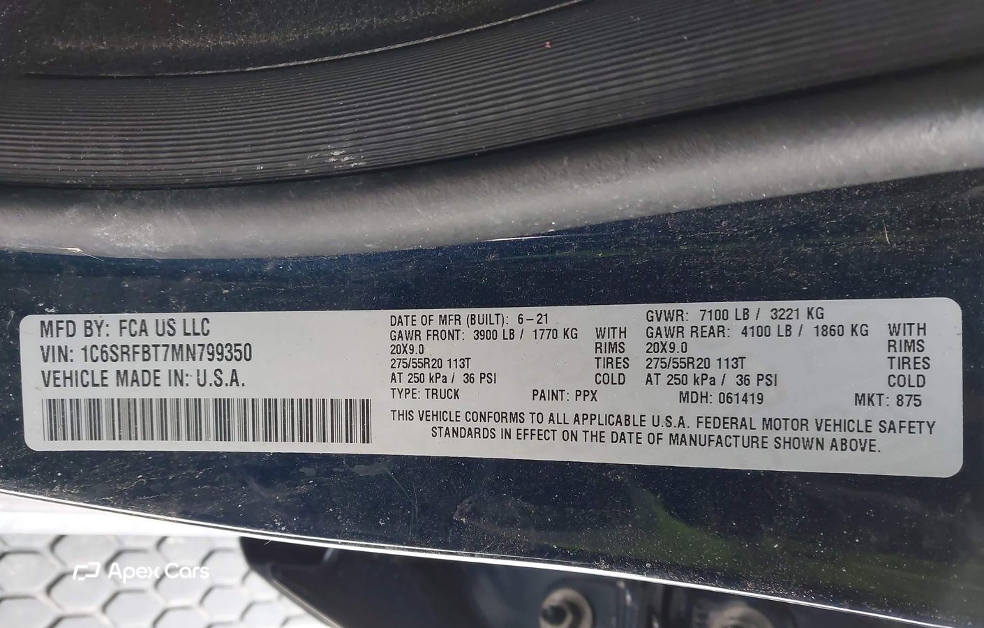 RAM 1500 2021