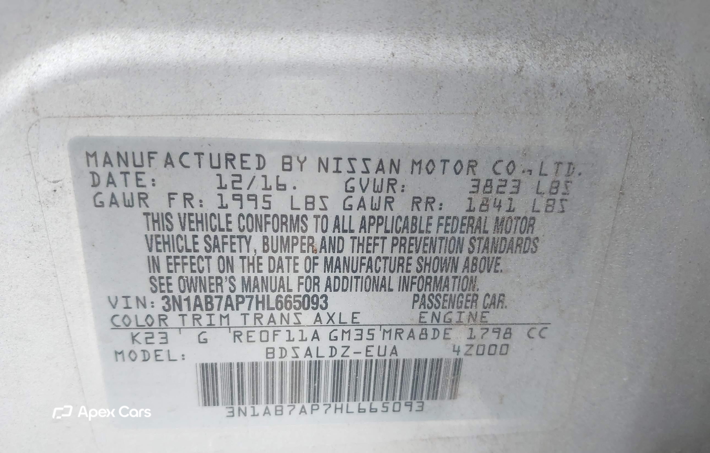 Nissan Sentra 2017
