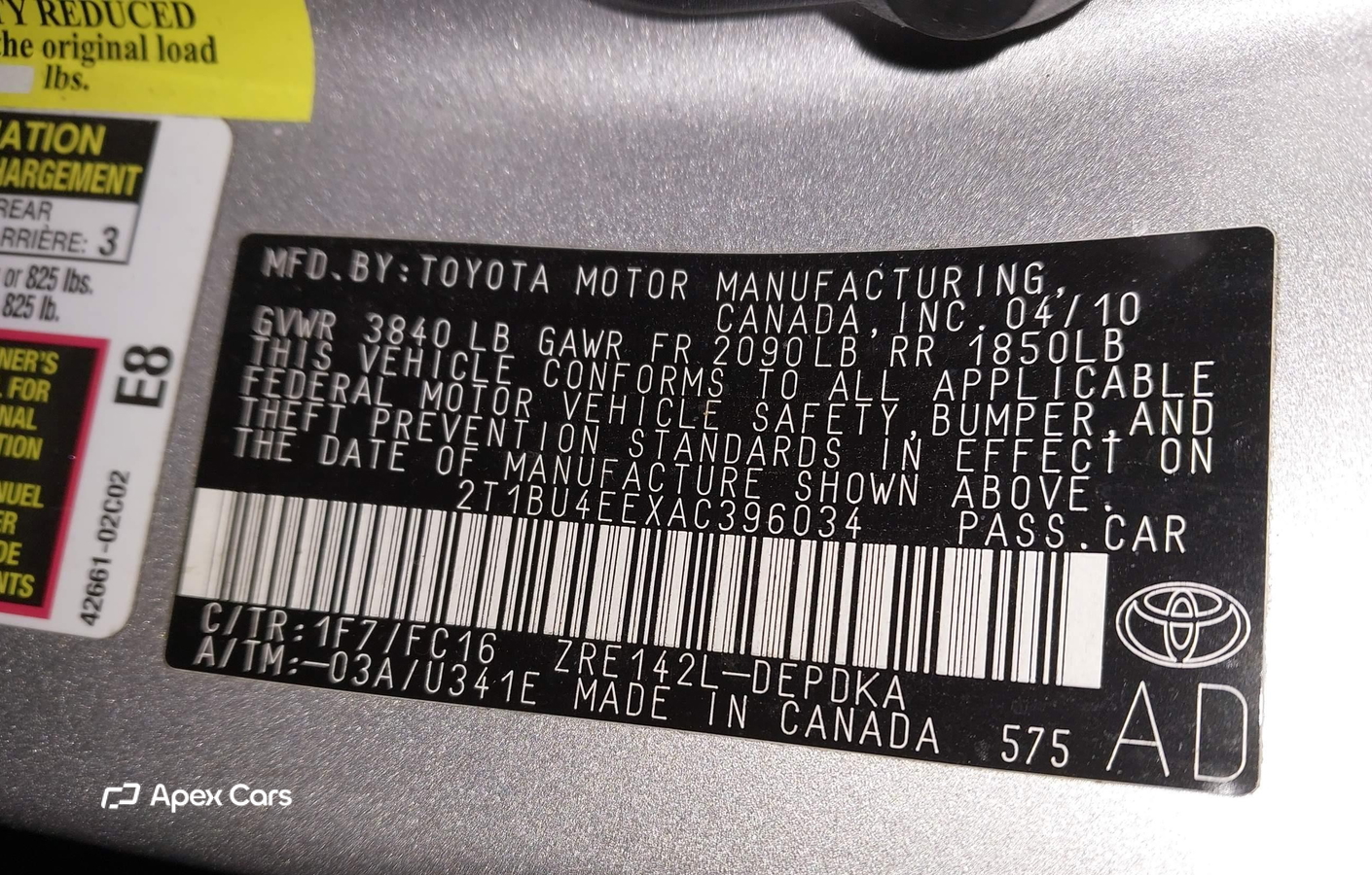 Toyota Corolla 2010