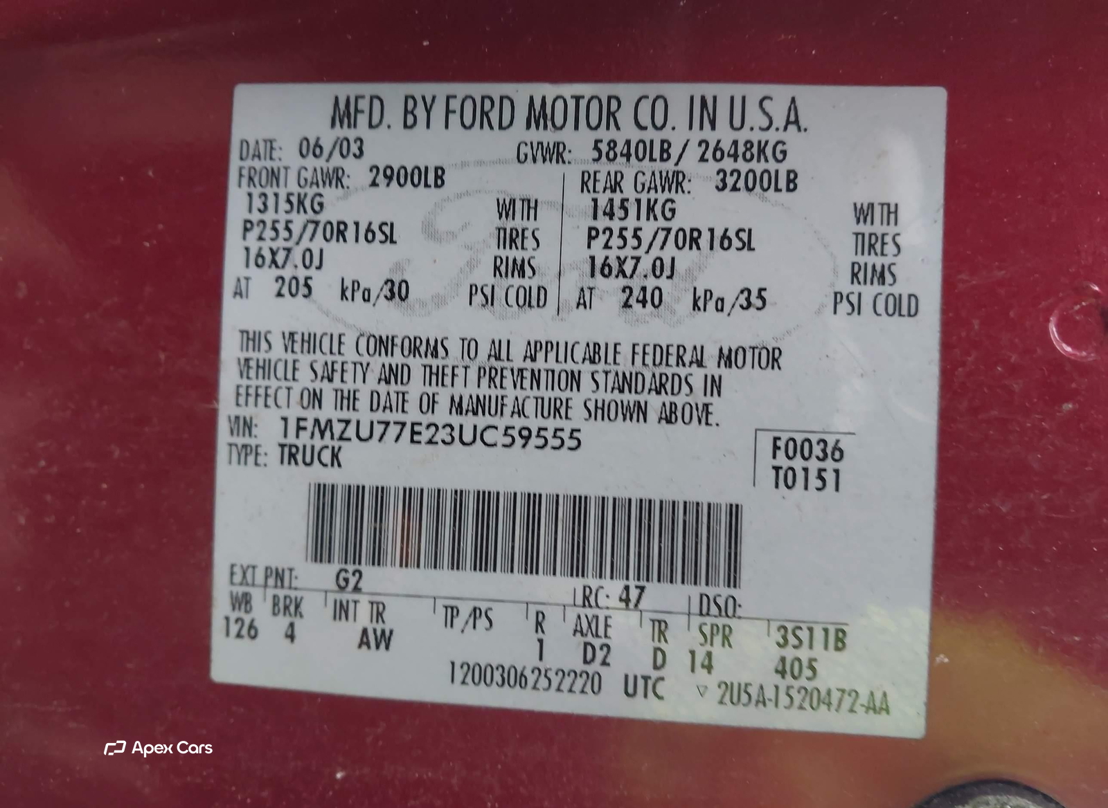 Ford Explorer Sport Trac 2003