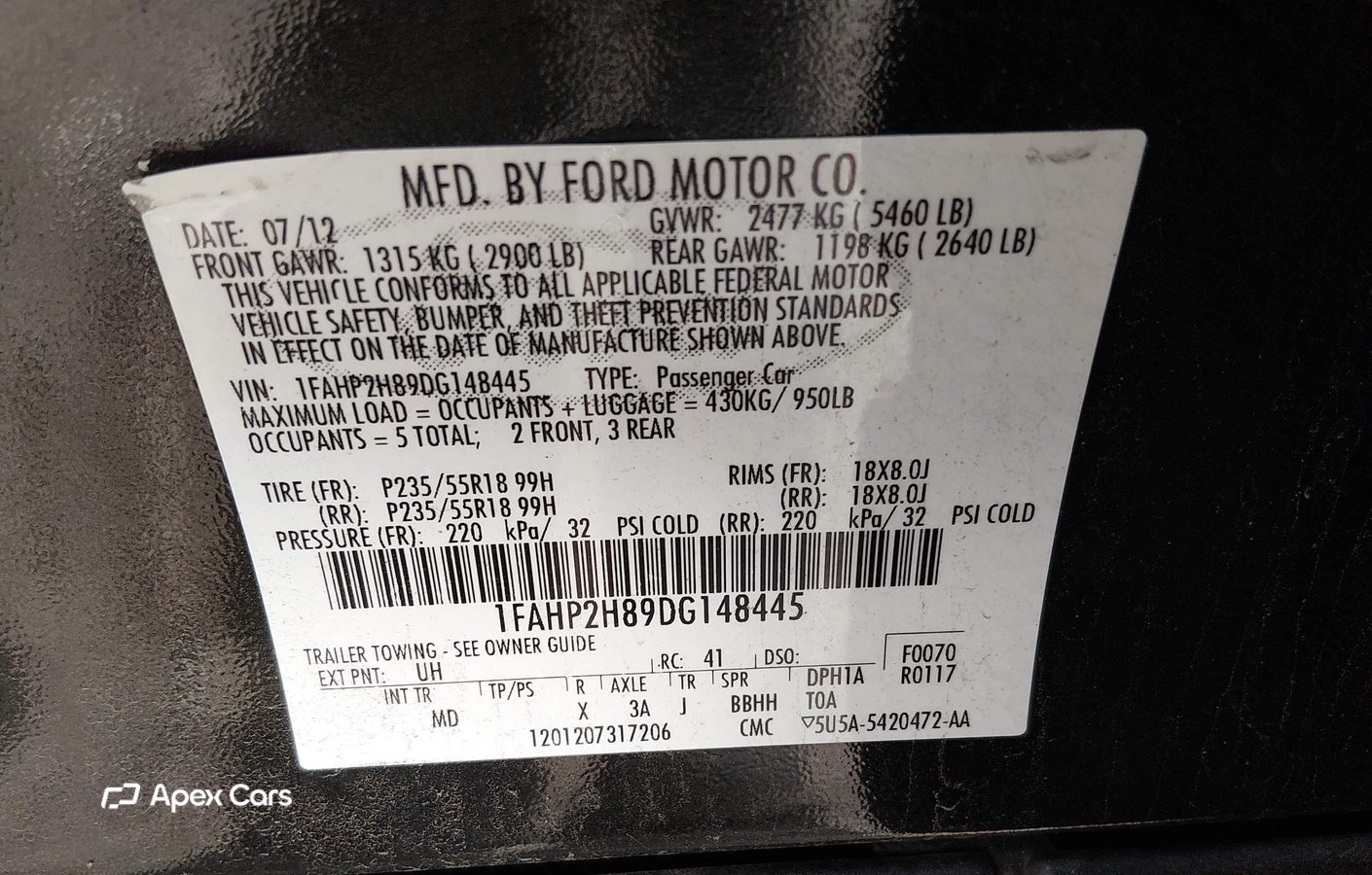 Ford Taurus 2013